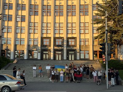 Акція протесту, закон щодо НАБУ і САП, Тернопіль, липень 2025 Акція протесту, закон щодо НАБУ і САП, Тернопіль, липень 2025