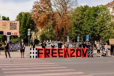 акція "Free Azov" у Тернополі акція "Free Azov" у Тернополі