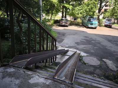 Пандус на вулиці Сандуляка