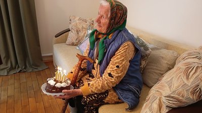 Ганна Храпко, ювілярка, сто років Ганна Храпко, ювілярка, сто років