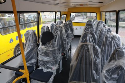 У новому автобусі є 26 сидячих місць У новому автобусі є 26 сидячих місць