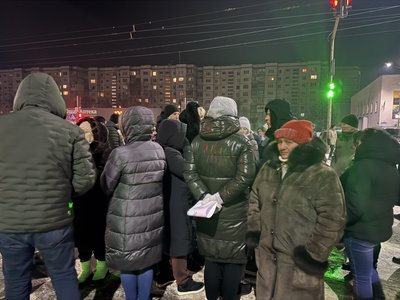 Жителі Сум перекрили проспект Перемоги: що сталося Жителі Сум перекрили проспект Перемоги: що сталося
