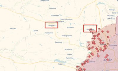 Очеретине, мапа Очеретине, мапа