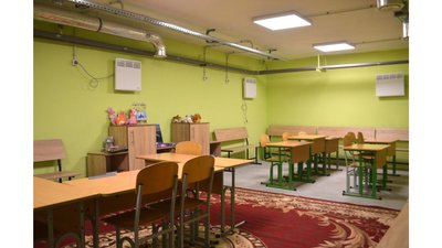 Укриття на Чернігівщині: в навчально-реабілітаційному центрі відновили сховище Укриття на Чернігівщині: в навчально-реабілітаційному центрі відновили сховище