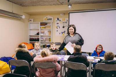 Урок в навчальному центрі на Харківщині