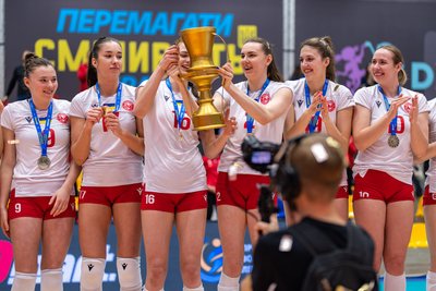 69:0. "Прометей" учетверте поспіль виграв жіночу Суперлігу з волейболу 69:0. "Прометей" учетверте поспіль виграв жіночу Суперлігу з волейболу