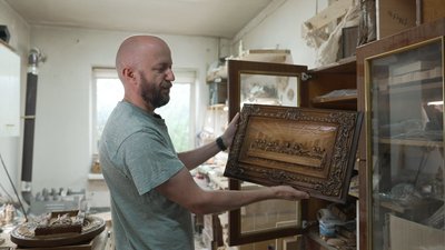 різьбяр з Тернополя Роман П’єх, тайна вечеря, вироби з дерева різьбяр з Тернополя Роман П’єх, тайна вечеря, вироби з дерева