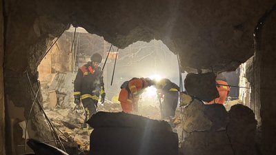 Російський "Шахед" поцілив у житловий будинок у Салтівському районі Харкова