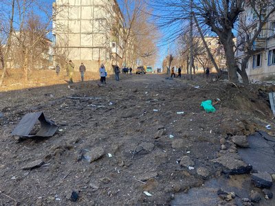 Костянтинівка, наслідки обстрілу 24 січня 2023 року. Фото: Суспільне Донбас/Андрій Резніков Костянтинівка, наслідки обстрілу 24 січня 2023 року. Фото: Суспільне Донбас/Андрій Резніков