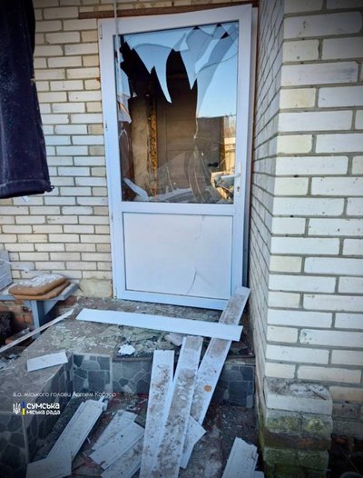 Одна людина травмована через обстріл РФ на Сумщині Одна людина травмована через обстріл РФ на Сумщині