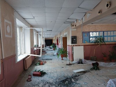Сумський пансіонат для літніх людей: другий день після обстрілу