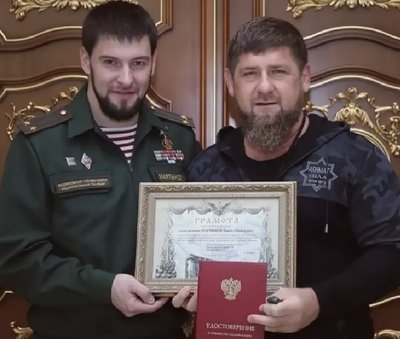 Ramzan Kadyrov and Daniil Martynov Ramzan Kadyrov and Daniil Martynov