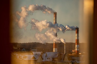 Димові труби теплової електростанції Димові труби теплової електростанції