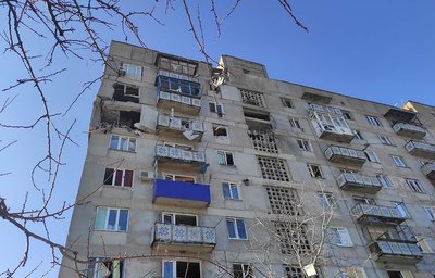 Наслідки обстрілів Донеччини 8 лютого. Фото: сайт поліції Донеччини Наслідки обстрілів Донеччини 8 лютого. Фото: сайт поліції Донеччини
