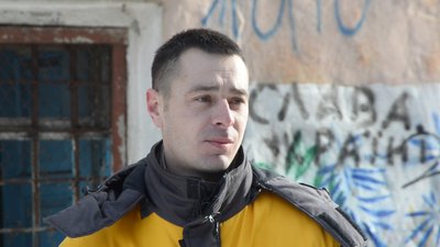 Щоб подати воду в Ірпінь, довелося усе везти з собою – працівник "Житомирводоканалу" Віталій Мильцев Щоб подати воду в Ірпінь, довелося усе везти з собою – працівник "Житомирводоканалу" Віталій Мильцев
