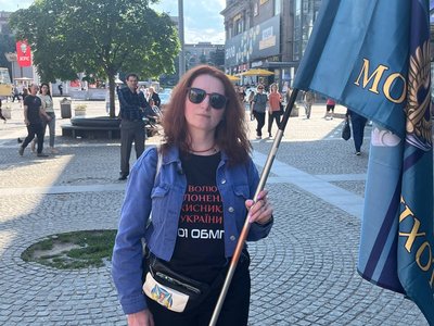 "Два роки в неволі". У Дніпрі провели акцію, присвячену військовополоненим