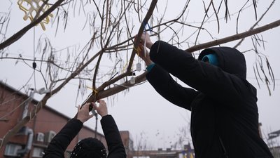 Дерево надії у Чернігові: відкрили символ, присвячений полоненим і зниклим безвісти