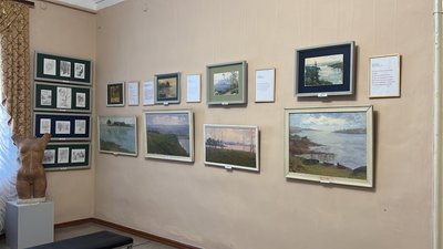 Картини у різних техніках: художник із Ромен презентував нові роботи Картини у різних техніках: художник із Ромен презентував нові роботи