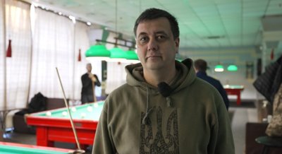 Антон Бученко, учасник турніру, ветеран, більярд Антон Бученко, учасник турніру, ветеран, більярд