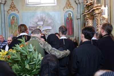 Прощання з Олександром Голотюком в Жидичині Прощання з Олександром Голотюком в Жидичині