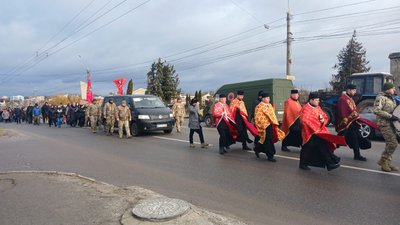 Попрощалися з бійцем Романом Дубовим, Тернопіль, грудень 2024 Попрощалися з бійцем Романом Дубовим, Тернопіль, грудень 2024