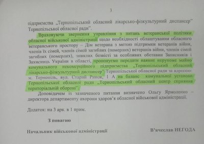 лист, диспансер, негода, тернопільська ода, документ лист, диспансер, негода, тернопільська ода, документ