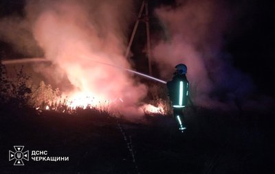 Горіла рослинність, сміття та стерня: на Черкащині виникло 17 пожеж Горіла рослинність, сміття та стерня: на Черкащині виникло 17 пожеж