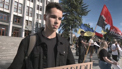 Трудові мігранти, мітинг, Владислав Хіночек