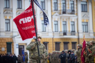 Бригада, до якої увійшов одеський полк спецпризначення "Цунамі", отримала бойовий прапор Бригада, до якої увійшов одеський полк спецпризначення "Цунамі", отримала бойовий прапор