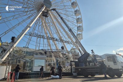 Не демонтаж, а планові роботи після зими: Колесо огляду на столичному Подолі зносити не планують — ЗМІ Не демонтаж, а планові роботи після зими: Колесо огляду на столичному Подолі зносити не планують — ЗМІ