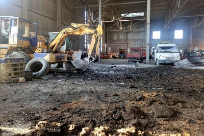 Російський дрон влучив у промисловий об'єкт в Одеському районі