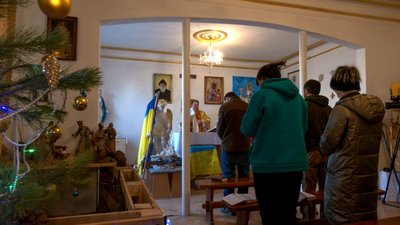 водохресне богослужіння водохреще Слов’янськ Донецька область 6 січня 2025 рік