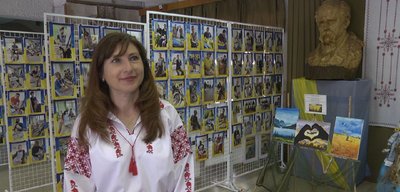 У Тернополі відкрили виставку картин поранених бійців "Воїни Світа" У Тернополі відкрили виставку картин поранених бійців "Воїни Світа"