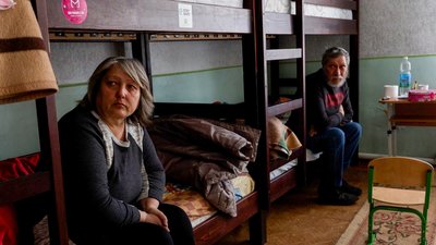 Валентина та Анатолій, подружжя, Часів Яр, шелтер, Донецька область Валентина та Анатолій, подружжя, Часів Яр, шелтер, Донецька область
