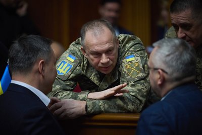 Головнокомандувач ЗСУ Олександр Сирський у Верховній Раді 19 листопада 2024 року Головнокомандувач ЗСУ Олександр Сирський у Верховній Раді 19 листопада 2024 року