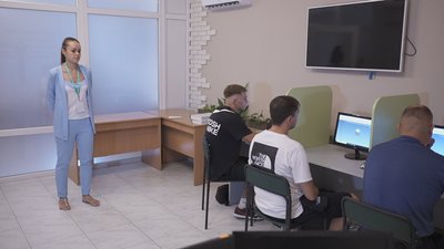 У сервісному центрі Вінниці відкрили екзаменаційний клас в укритті У сервісному центрі Вінниці відкрили екзаменаційний клас в укритті