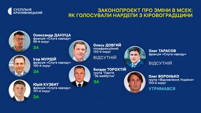 Парламент підтримав зміни в МСЕК. Як голосували депутати з Кіровоградщини