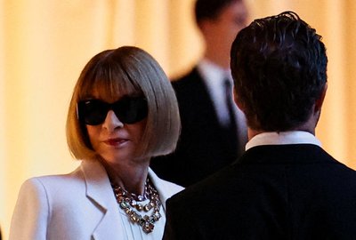 Анна Вінтур на показі Giorgio Armani в Мілані, 28 вересня 2025 року Анна Вінтур на показі Giorgio Armani в Мілані, 28 вересня 2025 року