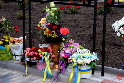 На Вінниччині відкрили Алею Слави на честь загиблих оборонців На Вінниччині відкрили Алею Слави на честь загиблих оборонців