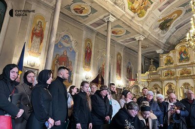 "Це був справжній, щирий патріот": в Одесі триває прощання із Дем’яном Ганулом "Це був справжній, щирий патріот": в Одесі триває прощання із Дем’яном Ганулом