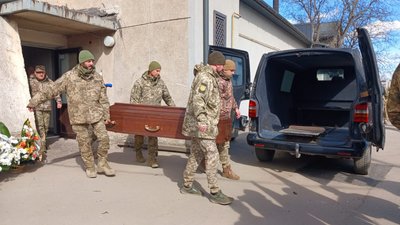 Похорон військового, Сергій Сава, Тернопіль, березень 2025 Похорон військового, Сергій Сава, Тернопіль, березень 2025
