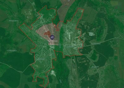 Куп'янськ на карті DeepState станом на 6 березня 2026 року Куп'янськ на карті DeepState станом на 6 березня 2026 року