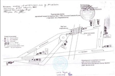 Схема об'їзду на час ремонту на залізничному переїзді Схема об'їзду на час ремонту на залізничному переїзді