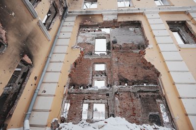 Школа №134 у Харкові, яку наприкінці лютого 2022 року захопили російські спецпризначенці, яким вдалося прорватися у Харків, лютий 2025 року 7 Школа №134 у Харкові, яку наприкінці лютого 2022 року захопили російські спецпризначенці, яким вдалося прорватися у Харків, лютий 2025 року 7