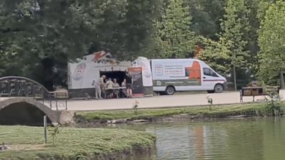 Мобільний пункт вербування окупантів Мобільний пункт вербування окупантів