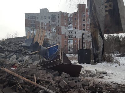 Наслідки обстрілів Донеччини 13 лютого. Фото: сайт поліції Донеччини Наслідки обстрілів Донеччини 13 лютого. Фото: сайт поліції Донеччини