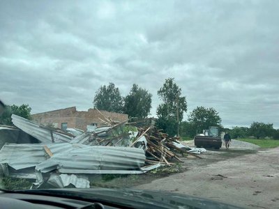 Наслідки негоди на Київщині