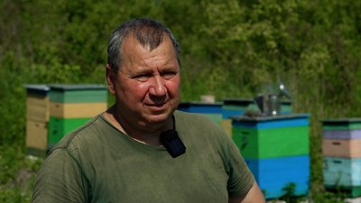 “Бджоли живуть 40 мільйонів років — переживуть і нас”: пасічник із Рівненщини розповів, як видобуває мед “Бджоли живуть 40 мільйонів років — переживуть і нас”: пасічник із Рівненщини розповів, як видобуває мед