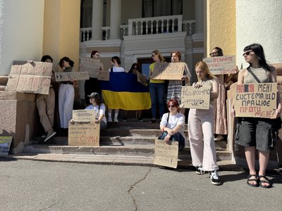 В Україні протестують проти відставки Федорова. День другий