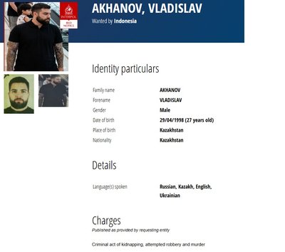 Викрадення дніпрянина Комарова на Балі: Інтерпол оголосив у розшук п’ятьох підозрюваних у вбивстві людини Викрадення дніпрянина Комарова на Балі: Інтерпол оголосив у розшук п’ятьох підозрюваних у вбивстві людини